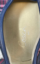 Load image into Gallery viewer, Coach Womens Dee Q1653 Purple Blue Plaid Signature Sneakers Shoes Size 9B

