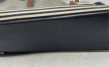Load image into Gallery viewer, Kate Spade Womens Houston Street Leo Black White &amp; Brown Striped Tote Bag
