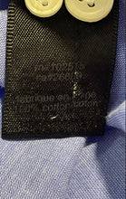 Load image into Gallery viewer, Authentic John Varvatos Mens Blue Cotton Long Sleeve Button-Up Shirt Size L
