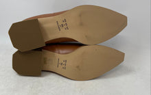Load image into Gallery viewer, Di Bella Womens Brown Leather Square Toe Pull-On Ankle Boots Size US 8 EUR 39
