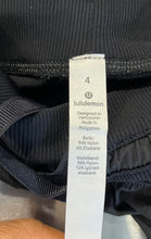 Load image into Gallery viewer, Lululemon Womens Black Sport Tapered Leg Drawstring Jogger Pants Size 4
