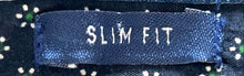 Load image into Gallery viewer, Zara Man Mens Blue Print Short Sleeve Collared Slim Fit Button-Up Shirt Size L
