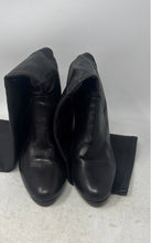 Load image into Gallery viewer, Cole Haan Womens Black Leather Round Toe Pull-On Knee High Riding Boots Size 8 B
