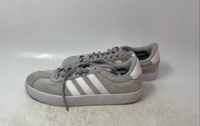 Load image into Gallery viewer, Adidas Womens VL Court 3.0 Gray White Lace-Up Low Top Sneaker Shoes Size 8
