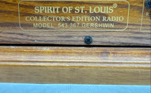 Load image into Gallery viewer, Spirit Of St. Louis Collector Edition Phonograph Player AM FM Radio Not Tested
