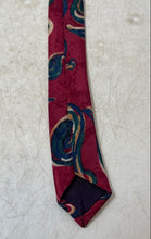 Load image into Gallery viewer, L'Uomo Mens Multicolor Paisley Print Adjustable Designer Tie

