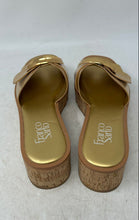 Load image into Gallery viewer, Franco Sarto Womens Hoda Gold Open Toe Slip-On Platform Slide Sandals Size 8M
