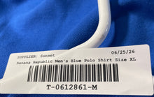 Load image into Gallery viewer, Banana Republic Mens Blue Short Sleeve Collared Golf Polo Shirt Size XL
