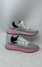 Load image into Gallery viewer, Adidas Womens Deerupt Runner Black Pink Lace-Up Low Top Running Shoes Size 6.5
