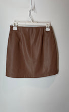 Load image into Gallery viewer, Abercrombie &amp; Fitch Womens Brown Leather Straight And Pencil Skirt Size Small
