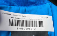Load image into Gallery viewer, MNG Womens Blue Notch Lapel Single-Breasted One-Button Blazer Jacket Size S
