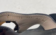Load image into Gallery viewer, Authentic Salvatore Ferragamo Womens Black Patent Leather Slide Sandals Size 6 B
