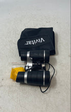 Load image into Gallery viewer, Vivitar Black Silver 4X30 Fully Coated Compact Binoculars With Case
