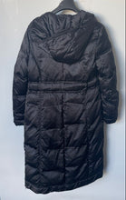 Load image into Gallery viewer, Via Spiga Womens Black Quilted Long Sleeve Hooded Puffer Coat Size Medium
