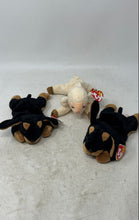 Load image into Gallery viewer, Lot Of 3 Pcs Ty Multicolor Various Animals Beanie Babies Plush Toys
