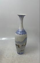 Load image into Gallery viewer, Vintage Landscape Art Ornamental Hand Painted Collectible Chinese Porcelain Vase
