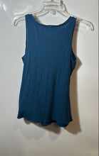 Load image into Gallery viewer, Express Womens Blue Sequin Scoop Neck Sleeveless Pullover Tank Top Size S
