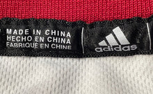 Load image into Gallery viewer, Adidas Kids White Red Miami Heat Dwyane Wade #3 NBA Basketball Jersey Size M

