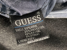 Load image into Gallery viewer, Guess Womens Black Long Sleeve Front Full-Zip Hooded Peacoat Size Small

