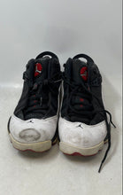 Load image into Gallery viewer, Nike Mens Air Jordan 6 Rings Black White Mid Top Basketball Shoes Size 10
