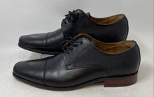 Load image into Gallery viewer, Florsheim Mens Postino Black Leather Lace-Up Cap Toe Derby Dress Shoes Size 9D
