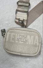 Load image into Gallery viewer, Steve Madden Womens Bluna White Signature Detachable Strap Crossbody Bag

