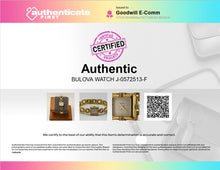 Load image into Gallery viewer, Authentic Bulova Women's Gold Watch.
