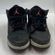 Load image into Gallery viewer, Authentic Nike Boys Air Jordan 3 Retro Gray Suede Sneakers Shoes Size 7Y Damaged
