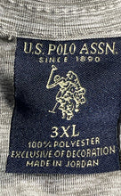 Load image into Gallery viewer, U.S. Polo Assn. Mens Gray Heather Short Sleeve Pullover T-Shirt Size 3XL
