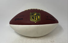 Load image into Gallery viewer, Wilson NFL Autograph The Duke Brown White Leather Panel National League Football
