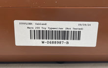 Load image into Gallery viewer, Marx 200 Brown Educational Toy Portable Manual Typewriter Not Tested
