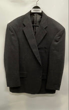 Load image into Gallery viewer, Cezar Del Prado Mens Gray Notch Lapel Long Sleeve Two-Button Blazer Size 46R
