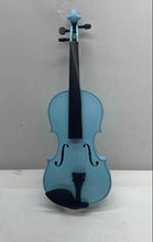 Load image into Gallery viewer, Antique Blue Right-Handed 4 String Acoustic Violin With Bow In Case
