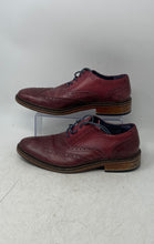 Load image into Gallery viewer, Cole Haan Mens Red Leather Lace-Up Formal Brogue Dress Shoes Size 8 M
