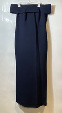 Load image into Gallery viewer, Calvin Klein Womens Dark Blue Off The Shoulder Cocktail Sheath Dress 14 W/Tags
