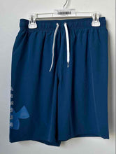 Load image into Gallery viewer, Under Armour Mens Blue Drawstring Waist Activewear Basketball Shorts Size M
