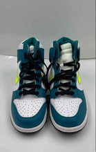 Load image into Gallery viewer, Nike Kids Dunk High DB2179-109 White Blue Leather Lace-Up Sneaker Shoes Size 7Y
