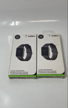 Load image into Gallery viewer, Lot Of 2 Pieces Belkin Black Classic Leather Band For Apple Watch 38mm &amp; 42mm
