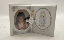 Load image into Gallery viewer, Precious Moments Porcelain Communion Girl Book Photo Frame With Hanging Cross

