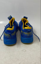 Load image into Gallery viewer, Tsiodfo Womens Blue Yellow Lace-Up Low Top Sneakers Shoes Size EUR 40
