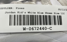 Load image into Gallery viewer, Nike Kids Air Jordan 11 Retro Legend White Blue Sneaker Shoes Size 11C

