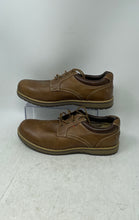 Load image into Gallery viewer, Izod Mens Lewis Brown Leather Round Toe Lace-Up Oxford Dress Shoes Size 10M
