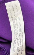 Load image into Gallery viewer, Zara Womens Purple 3/4 Sleeve Pleated Double-Breasted Blazer Dress Size XS
