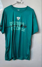 Load image into Gallery viewer, Mens Green Short Sleeve Dolphins Cancer Challenge Pullover T-Shirt Size XL
