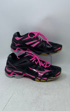 Load image into Gallery viewer, Mizuno Womens Wave Lightning RX3 430168 9013 Black Pink Running Shoes Size W10
