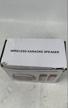 Load image into Gallery viewer, Model K12 Two Wireless Microphones Colorful Karaoke Sound System Set Not Tested
