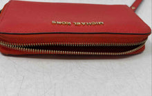Load image into Gallery viewer, Michael Kors Womens Jet Set Travel Dark Orange Continental Zip-Around Wallet
