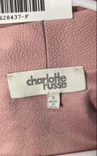 Load image into Gallery viewer, Charlotte Russe Womens Pink Long Sleeve Open Front Cropped Jacket Size S
