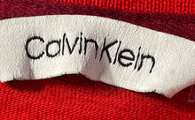 Load image into Gallery viewer, Calvin Klein Mens Red Short Sleeve Collared Button Front Polo Shirt Size XL
