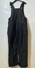 Load image into Gallery viewer, Aperture Womens Black Insulated Waterproof Skiing Snow Bib Pants Size Large
